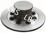 Cast Steel Bidirectional Trailer Fifth Wheel With 50mm / 90mm Towing Pins
