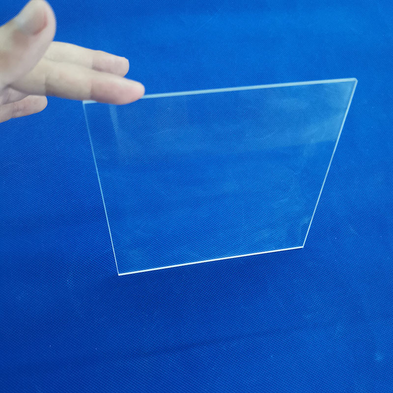 High Temperature Quartz Glass Sheet Fused Plate Customized Dish 0.5mm