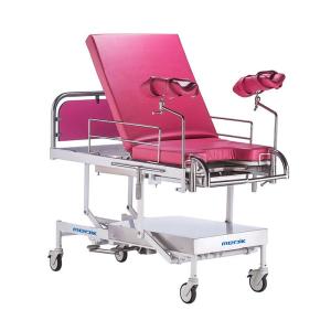 China Hospital Labor Hydraulic Delivery Bed Female Maternity Birthing Beds With Manual Crank Trendelenburg Function factory