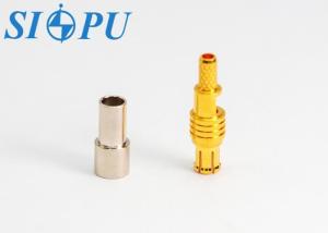 China Straight MCX Male RF Coaxial Connector – Solder Type for RG316/U Cable factory