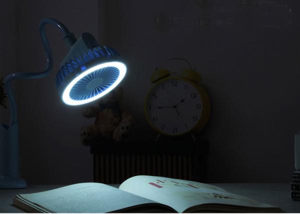 Clip desk lamp fan rechargeable baby car clip fan mini clip on fan with led