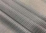 120GSM Breathable Polyester Mesh Fabric For Gym Bag Office Chair Grey Color