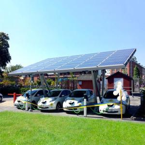 China Residential On Off Grid Solar Power Parking Lot Mounting Brackets PV Carport factory