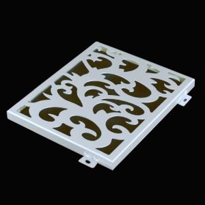 PVDF Coated Aluminum Wall Cladding Panel Durable With Engraved Patterns