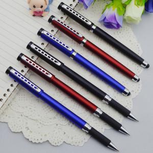 China Gel pen,Promotional gel-ink pen with cap,metallic gel-ink pen with screen touch pen factory