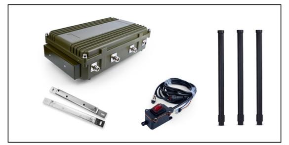 Military 3 Channel Car Anti Drone Systems Anti UAV RF Signal Blockers Jamming