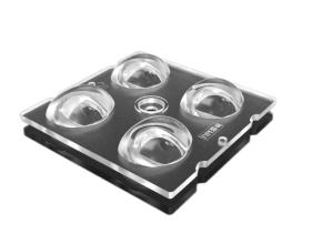 China Multipurpose 5050 Street Light Lens Model , Scratch Resistance Square LED Lens factory