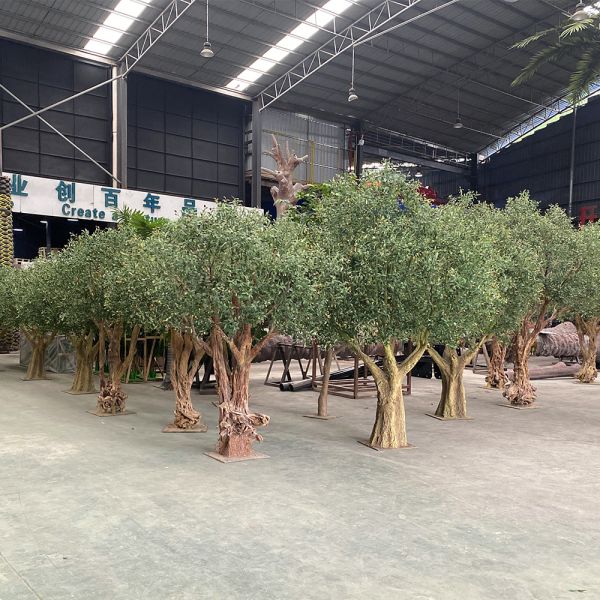 2.2m-3m 8ft -10ft large Artificial Olive Tree Ornamental Trees for Indoor or Outdoor Decoration