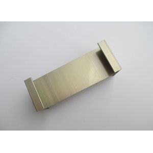 Golden Aluminium Sliding Door Profiles , Building Aluminium Section Profile