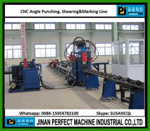 China CNC High Speed Angle Punching, Shearing and Marking Line factory