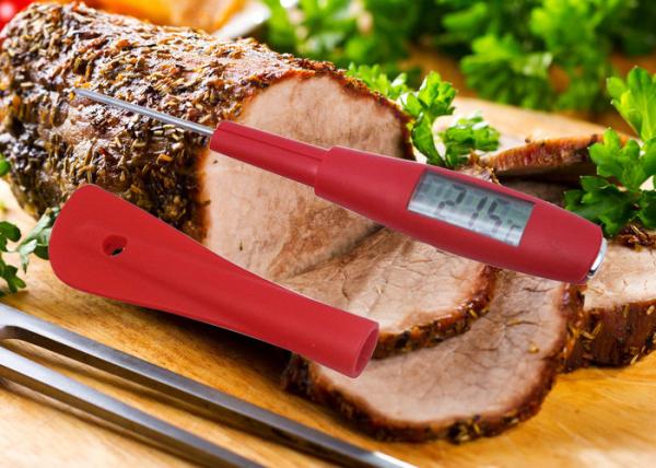 Stainless Steel Long Probe Chocolate Making Thermometer With Food Grade Silicone