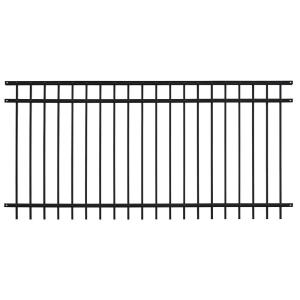 China 8ft Residential Iron Wrought Fence Commercial Garden Metal Privacy Screen Fence factory