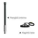 50omh Impedance 698-2700MHz 10km 18dBi Fiberglass Antenna with N Female