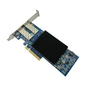 HZ10N10F2 Dual-Port Optical Fiber Network Card With 2/10Gbps SFP+ And N10g-X2