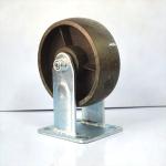 Steel Wheel Large Load Swivel Caster with Wear-Resistant Roller Bearing
