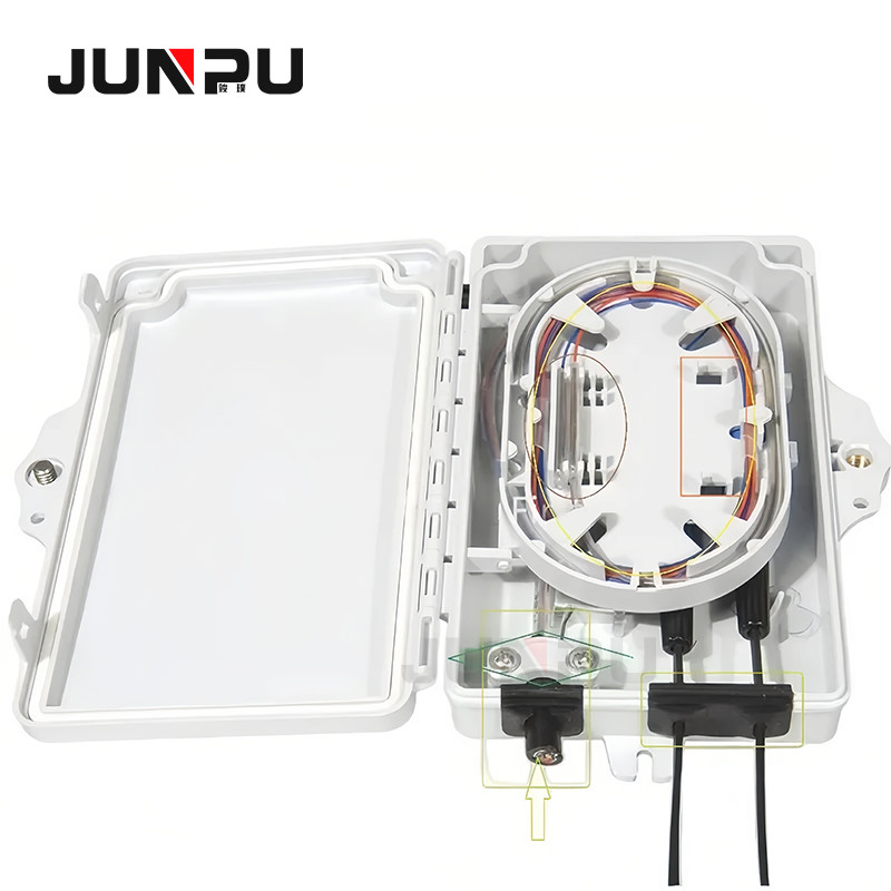 FTTH 2 Core Fiber Optic Cable IP55 Fiber Optic Terminal Distribution Box