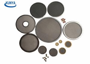 China Stainless Steel 80 100 150 300 Rimmed Wire Mesh Sintered Filter Disc perforated factory