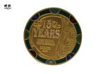 Beautifful Gold / Silver Dollar Commemorative Coins , Promotional Seal Challenge