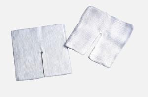 China Medical Guze Drain Sponges Highly Absorbent T-Slit Which Allows factory