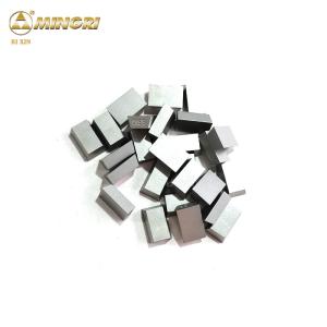 China SS10 Tungsten Carbide Stone Cutting Inserts For Chain Saw , Carbide Saw Tips factory