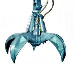 360 Degree Rotary Hydraulic Five Lobe Grab For Scrap Steel