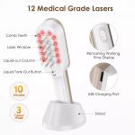 Top Selling Hair Portable Rechargeable Laser Hair Care Comb Hair Growth Care