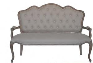 China YF-1809 wooden fabric antique style leisure chair factory