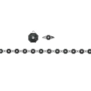 China Stylish Carbon Fiber Encrusted Zircon Fashion Jewelry Set for DIY enthusiasts, known for its lightweight nature and unique pattern factory