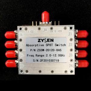 China 80dB 100ns SP8T RF Switch 2 to 12GHz Pin Diode Switch factory