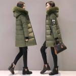 Women Winter Cotton Coat Fur Collar Jackets Fashion Blazer Winter Padded Parka