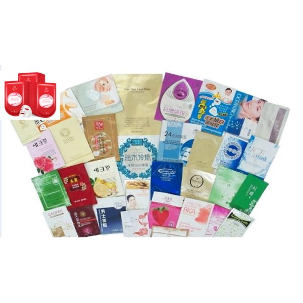 High Speed Facial Mask Folding Packing Machine Automatic Rotary Type