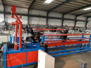 China Touch Screen Double Wire Chain Link Fence Making Machine factory