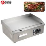 Electric Griddle for Restaurant Cooking Stainless Steel Material Temperature 50