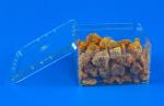 72G Square Clear Plastic Containers , PET Square Plastic Storage Boxes