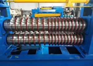 China 3mm Galvanized Steel Coil Slitting And Recoiling Line With 15T Hydraulic Uncoiler factory