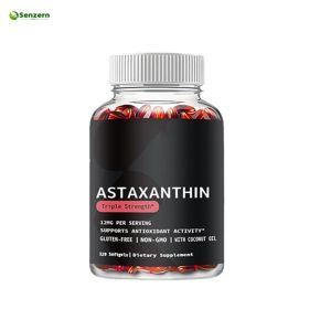 Inhibit Melanin Production Astaxanthin Capsules Whitening Supplements OEM