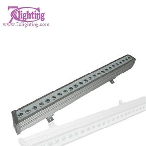 China Waterproof 24x3W Tricolor LED Wall Washer IP65 Daisy Chain Linking Wash BAR Lighting factory