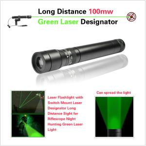 China Long Distance 100mw Green Laser Sight Tactical Flashlight Laser Lightweight factory