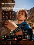 C30 1ATM Waterproof Smartwatch For Men Women , BT Call Fitness Sleep Heart Rate
