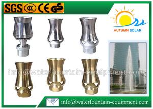 China Commercial Cascade Fountain Nozzle , Stainless Steel Fountain Nozzles Wind Resistance factory