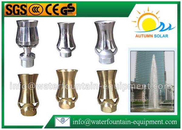 Commercial Cascade Fountain Nozzle , Stainless Steel Fountain Nozzles Wind