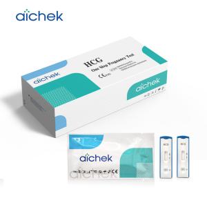 China OEM 5 Mins HCG Pregnancy Rapid Test 25pcs HCG Level Test Strips factory