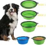 Extra Large Size Collapsible Dog Bowl, Foldable Expandable Cup Dish for Pet Cat