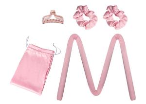 China Portable Heatless Curling Rod Headband Silk Customized Size For Women factory