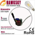 China Factory Hot Sale ST58 Copper 6W Filament Lamps