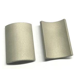 China SmCo5 Sm2Co17 Samarium Cobalt Arc Magnet For Motor factory