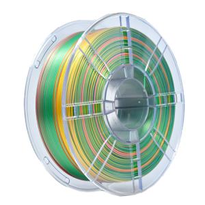 China 1000g 3D Printer Silk Filament PLA Pink Green Yellow Toughness Enhanced factory