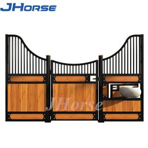 China Bamboo Welded Equine Stall Fronts Horse Stable Doors For Horses Rest Using factory