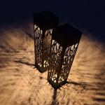 Home Garden Lights Metal Ornaments Outdoor Lighting Corten Bollard Light