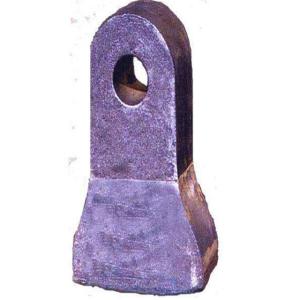 China High manganese plate hammer for hammer crusher Used of the construction industry factory